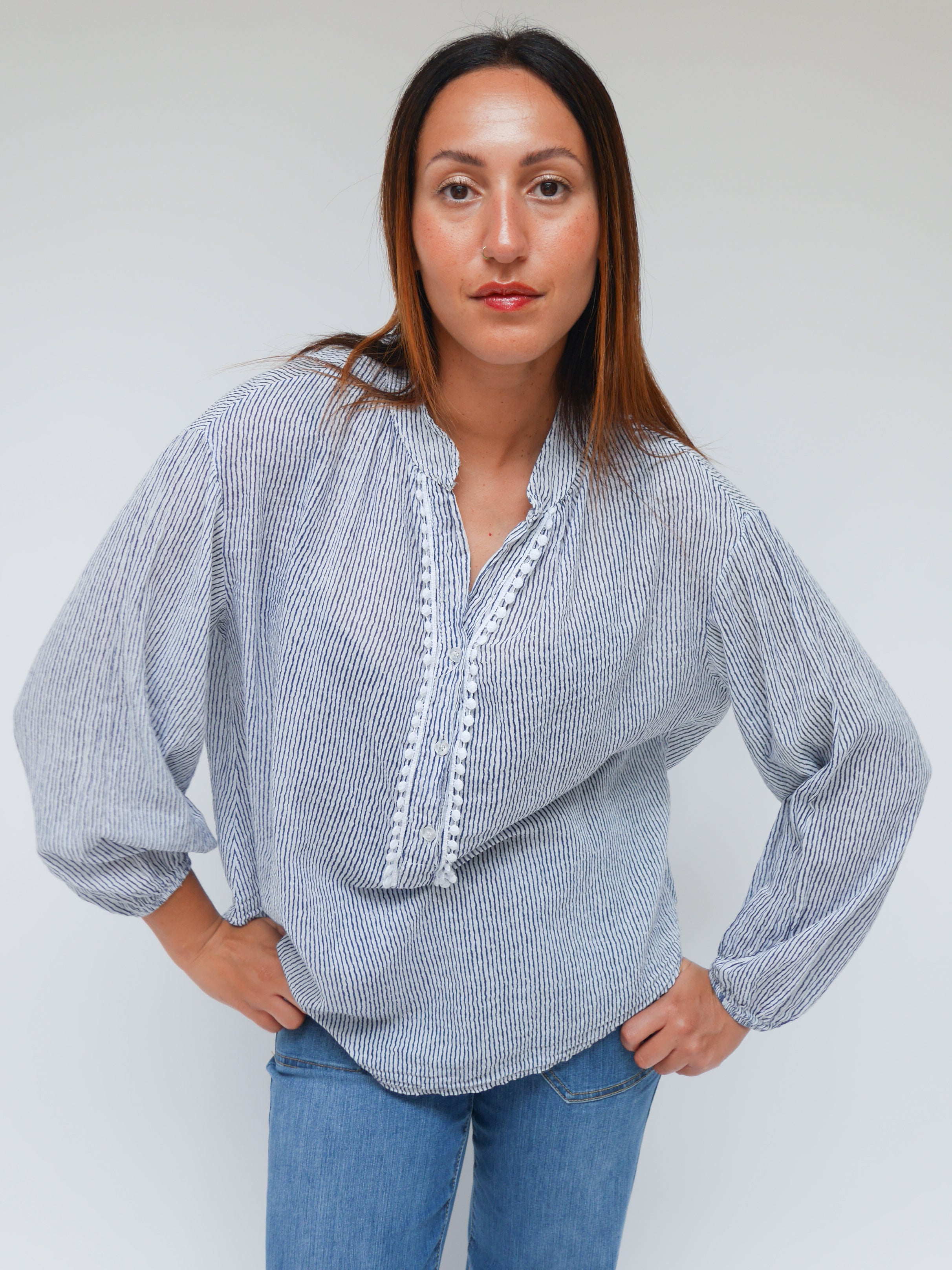 Katie Blouse Blue