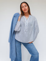 Helena Coat French Blue