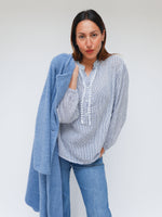 Helena Coat French Blue