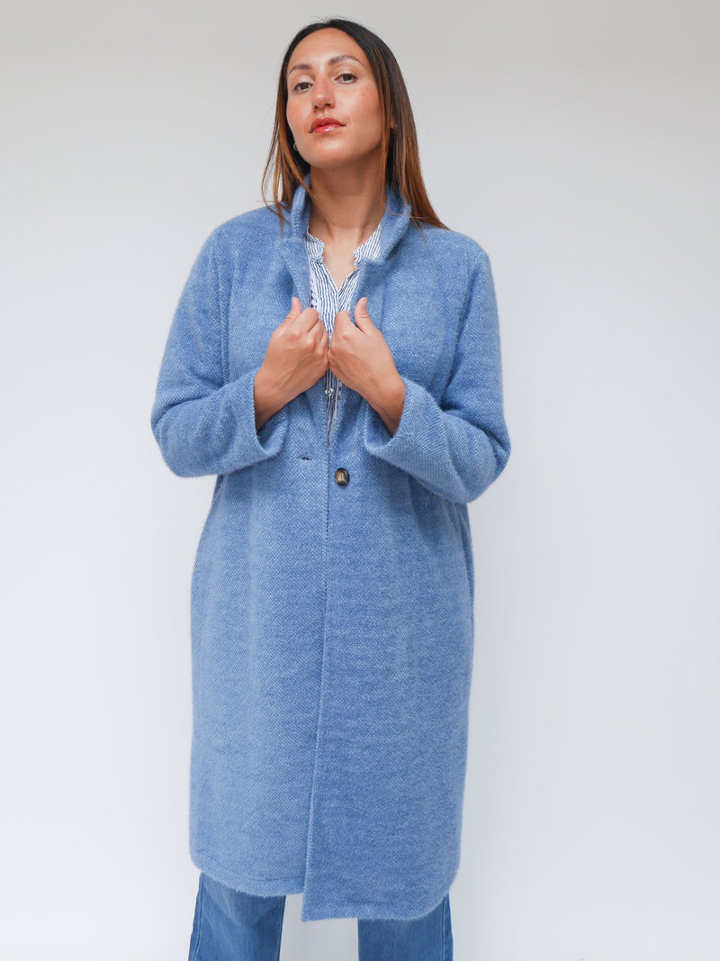 Helena Coat French Blue
