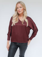 Leonie Blouse Bordo