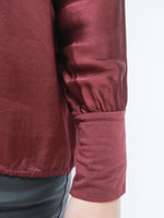 Leonie Blouse Bordo