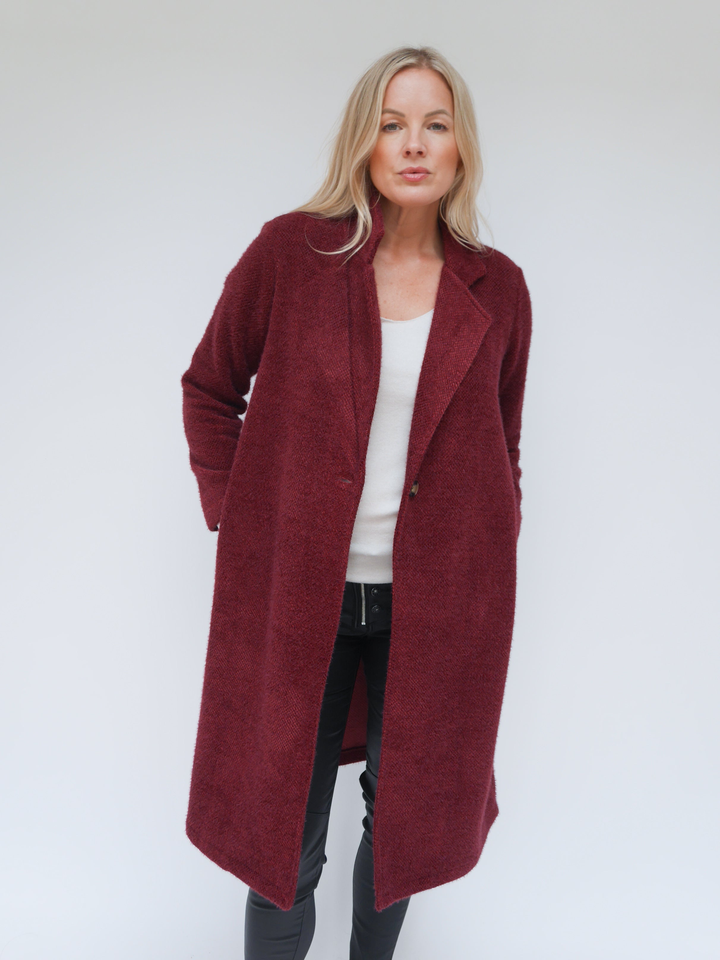 Helena Coat Bordo