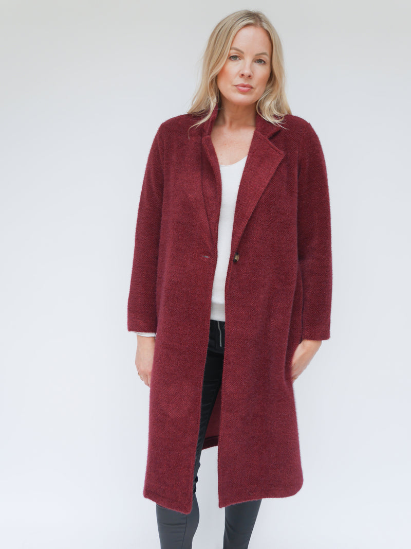 Helena Coat Bordo