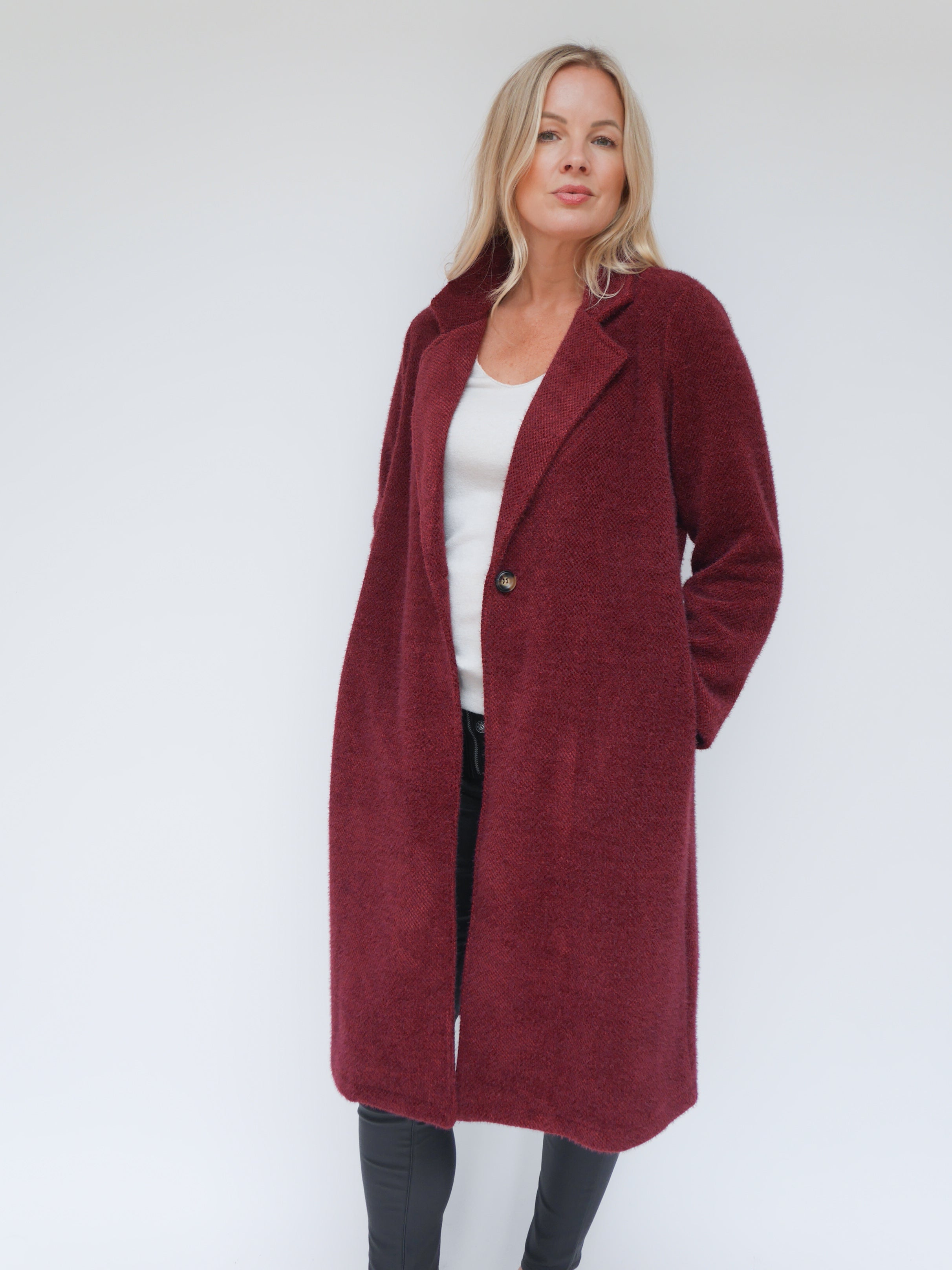 Helena Coat Bordo