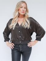 Libby Silk Jacket Chocolate