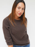 Maddie Alpaca Knit Chocolate