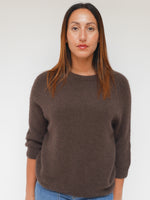 Maddie Alpaca Knit Chocolate