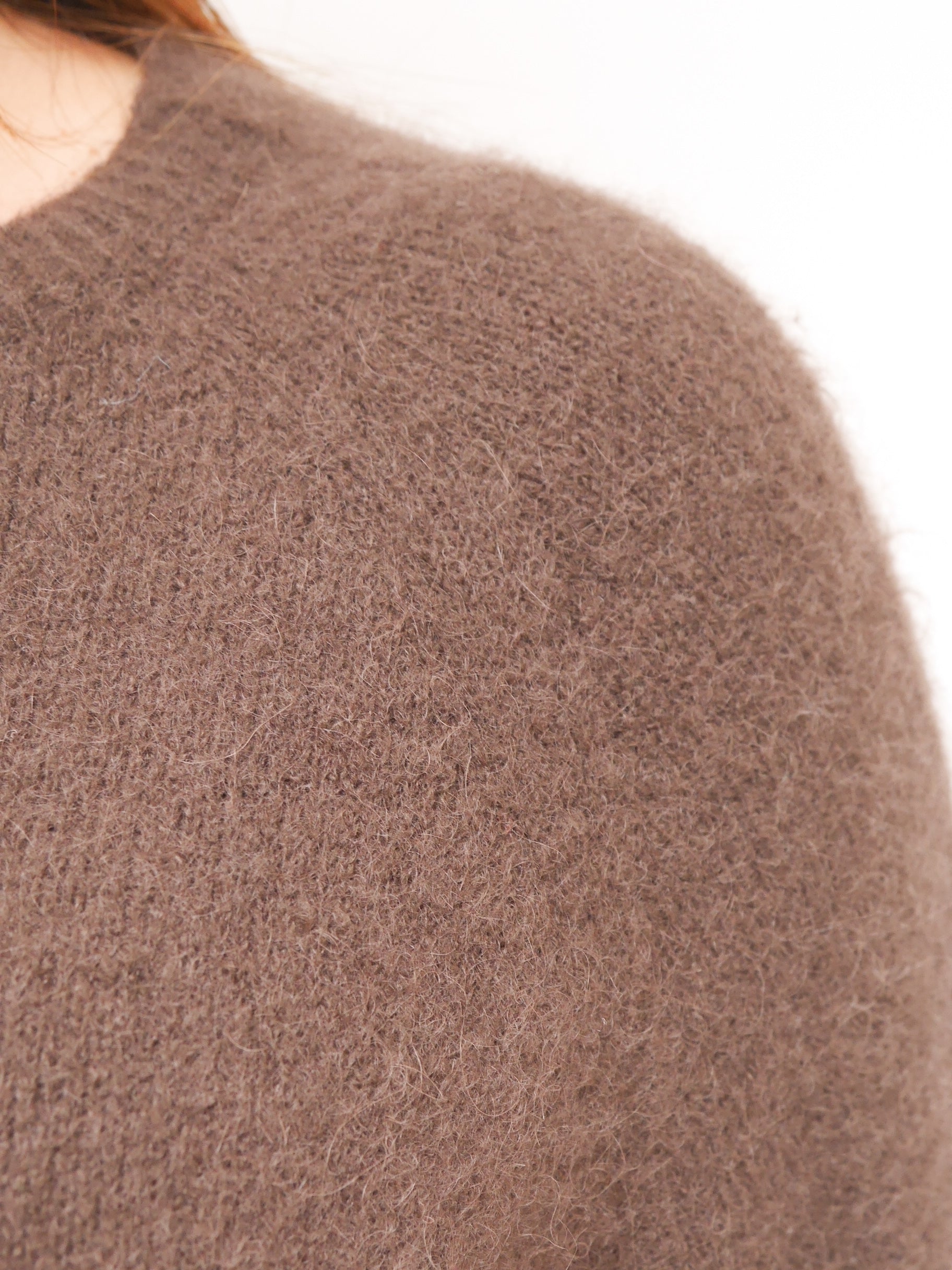 Maddie Alpaca Knit Chocolate