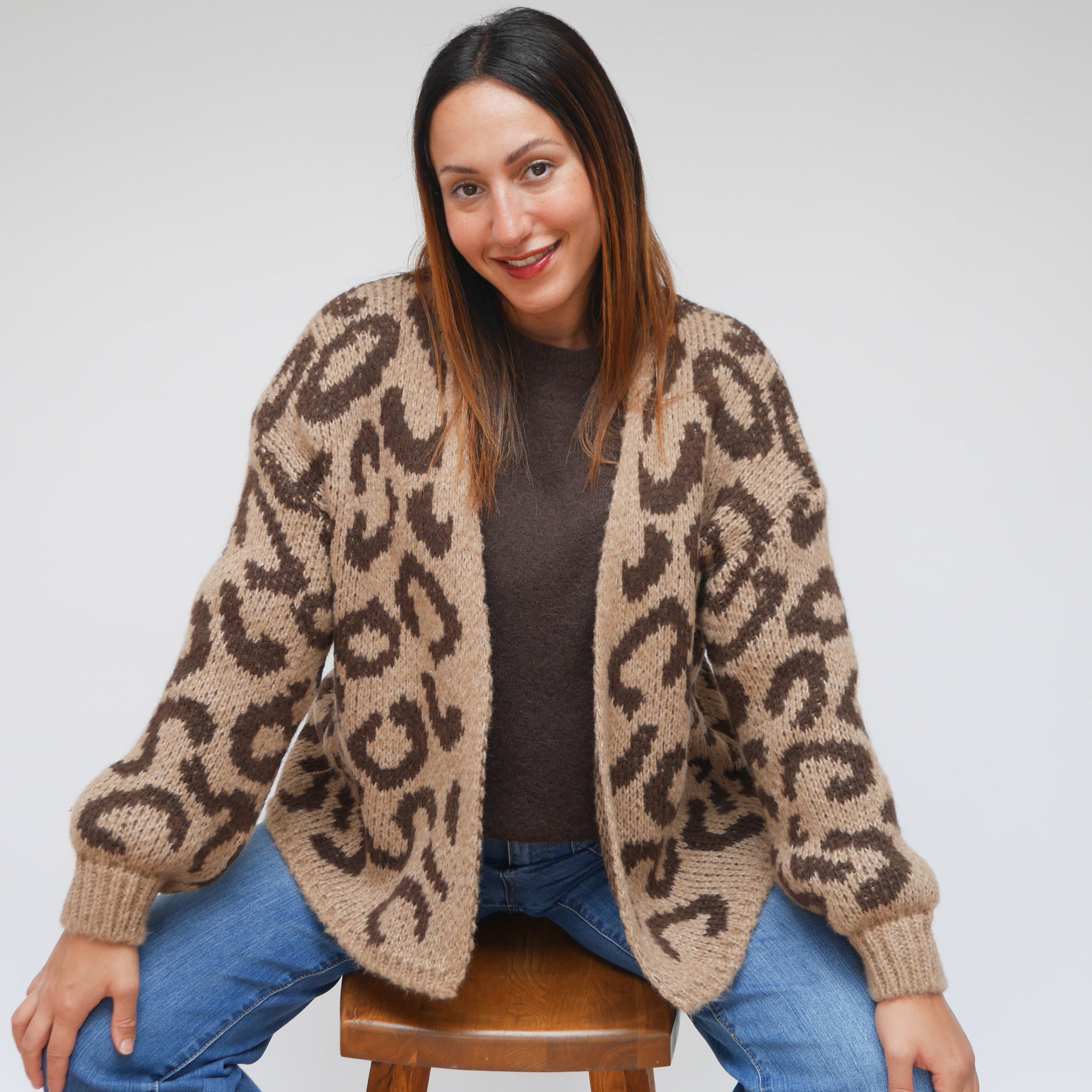 Zoe Leopard Cardigan