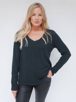 Amy Long Sleeve Tee Black