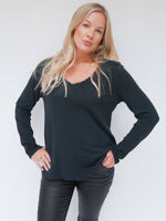 Amy Long Sleeve Tee Black