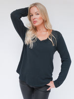 Amy Long Sleeve Tee Black