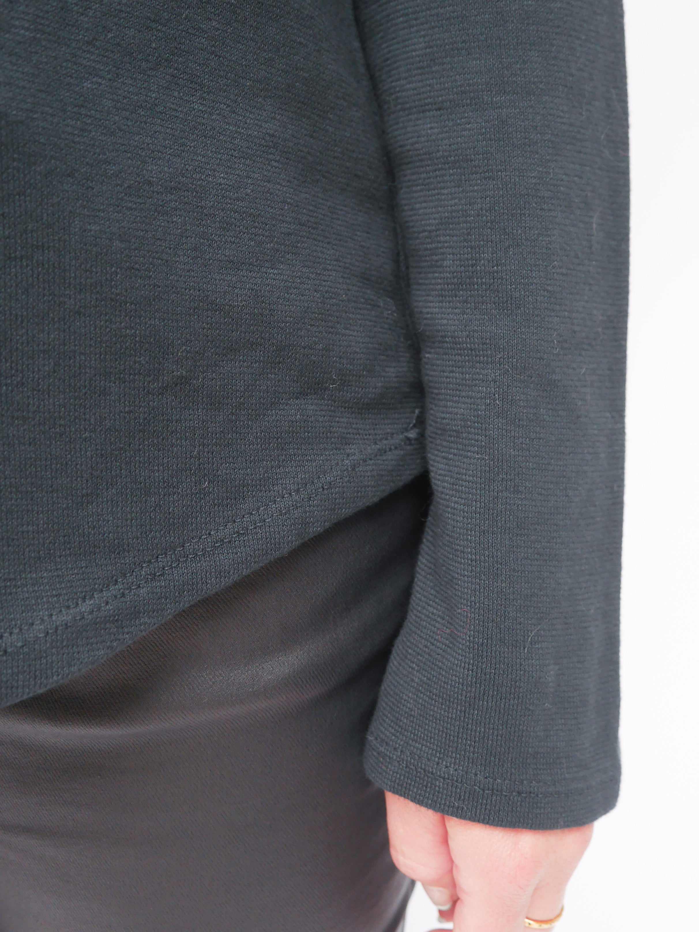 Amy Long Sleeve Tee Black