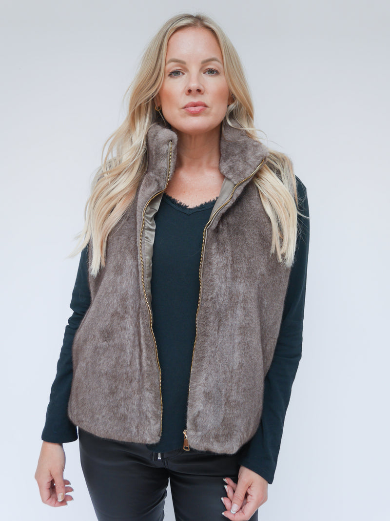 Arabella Gilet Mocha