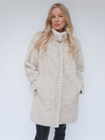 Camilla Faux Fur Coat Oatmeal