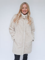 Camilla Faux Fur Coat Oatmeal