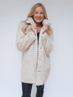 Camilla Faux Fur Coat Oatmeal