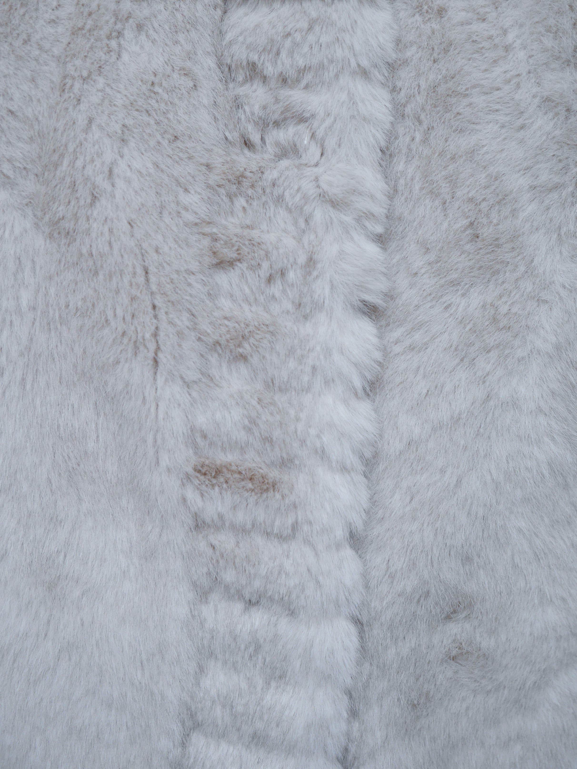 Camilla Faux Fur Coat Oatmeal