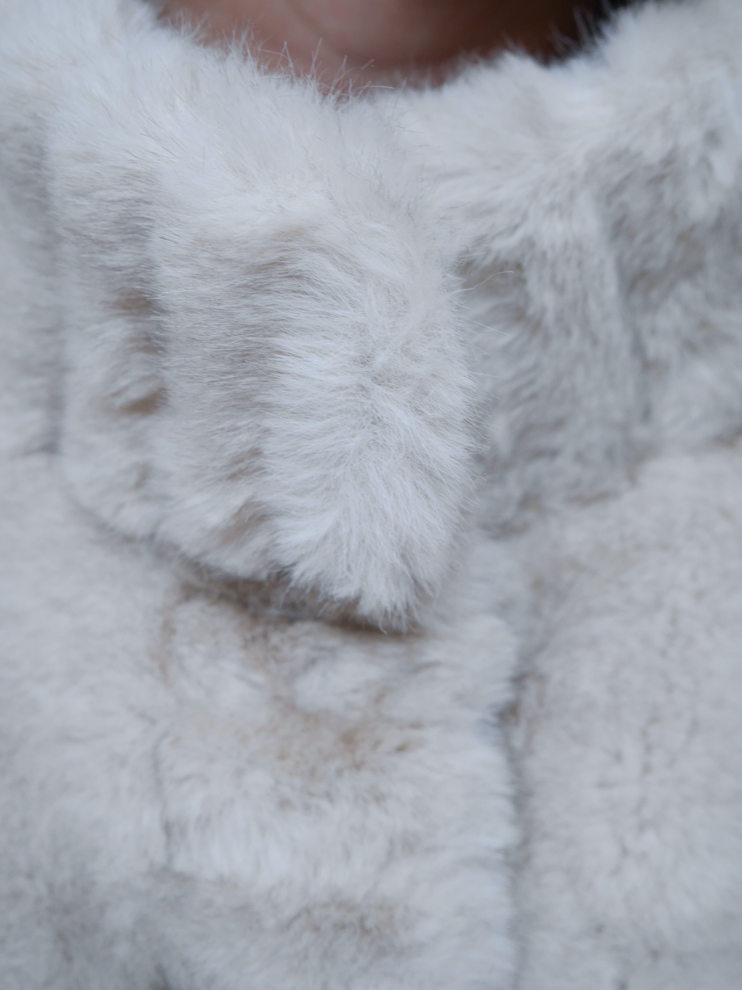 Camilla Faux Fur Coat Oatmeal