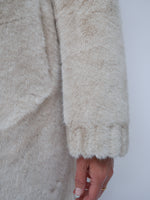 Camilla Faux Fur Coat Oatmeal