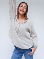 Katie Blouse Mocha