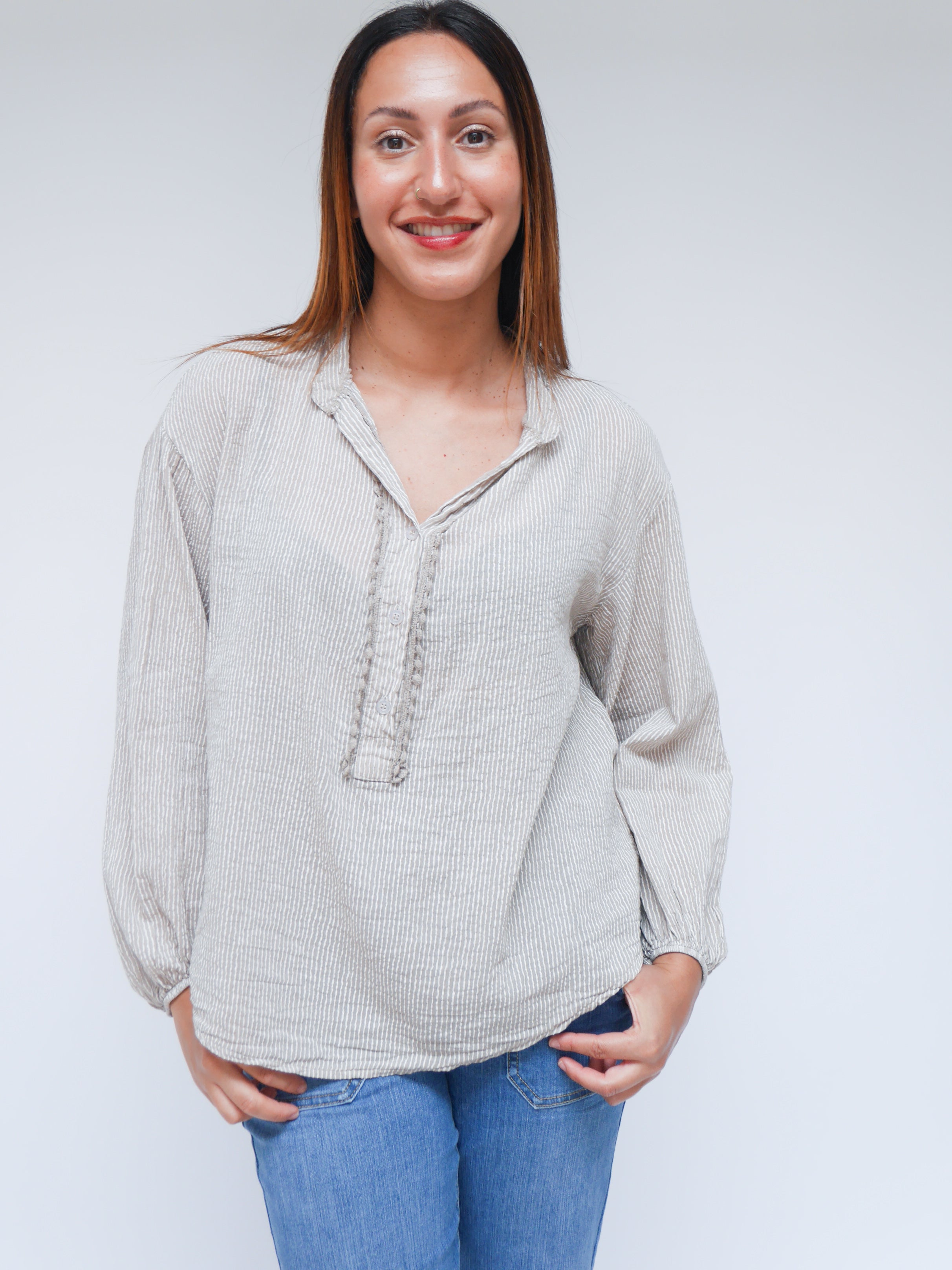 Katie Blouse Mocha