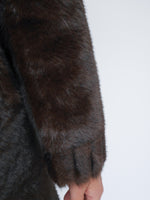 Camilla Faux Fur Coat Chocolate
