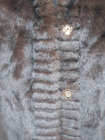 Camilla Faux Fur Coat Chocolate
