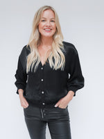 Libby Silk Jacket Black