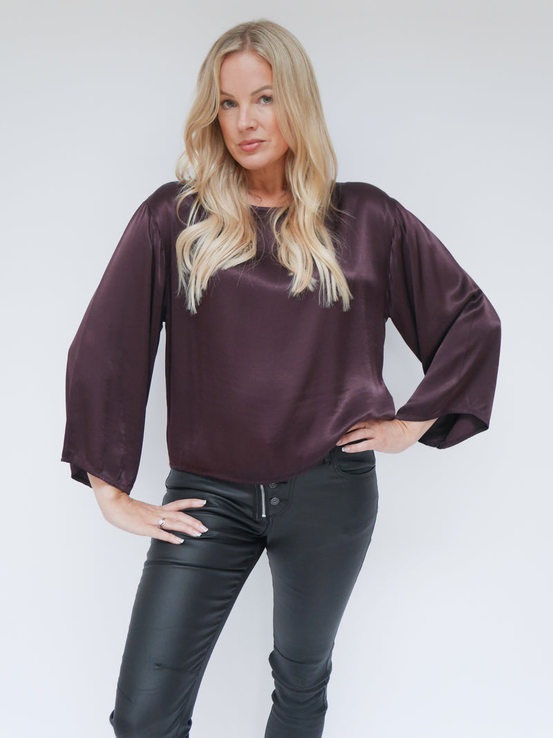 Jess Blouse Plum