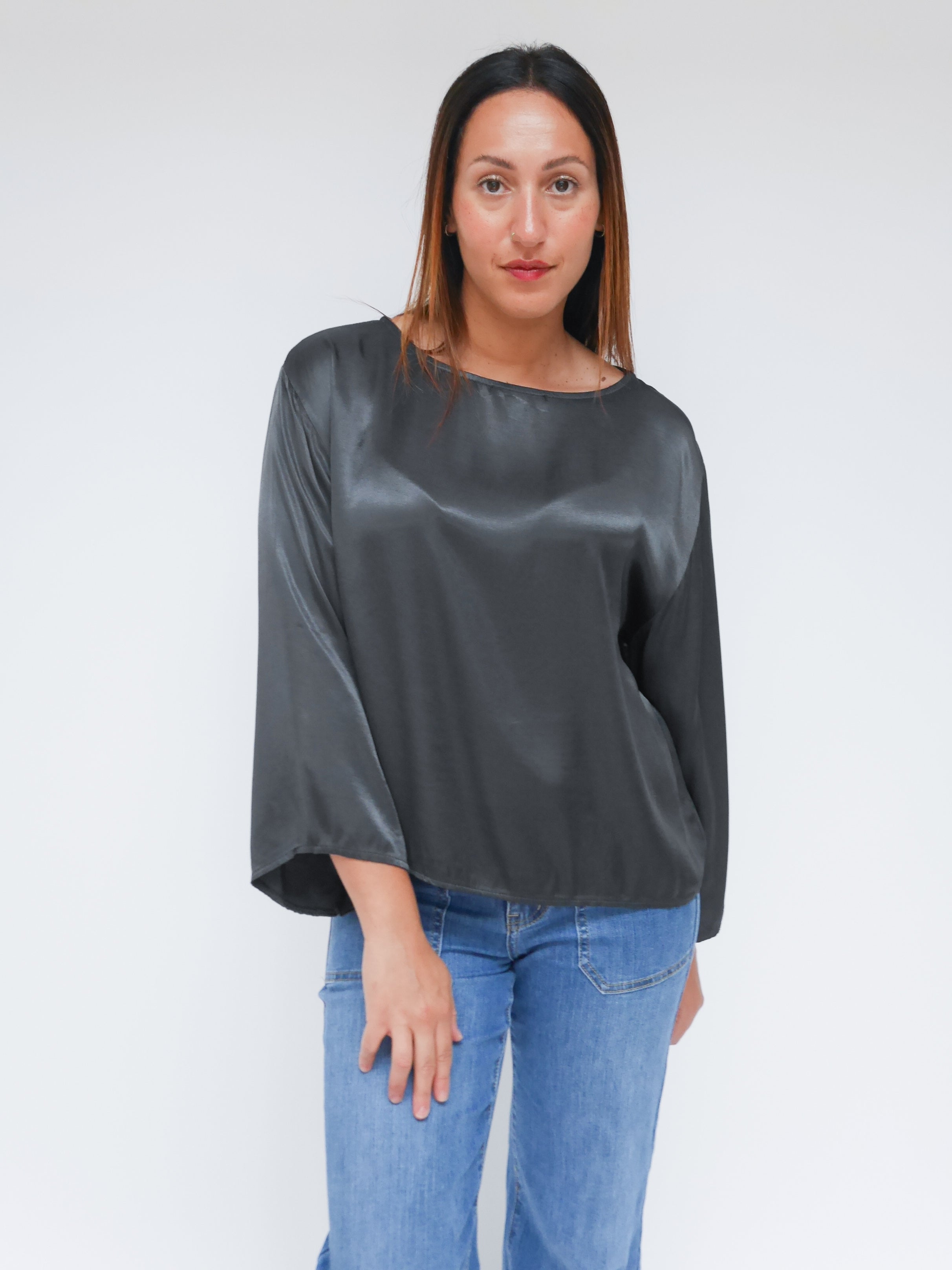 Jess Blouse Slate