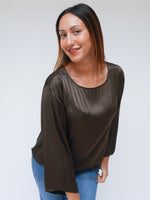 Jess Blouse Chocolate