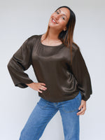Jess Blouse Chocolate