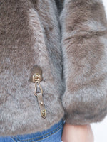Ella Faux Fur Coat Mocha