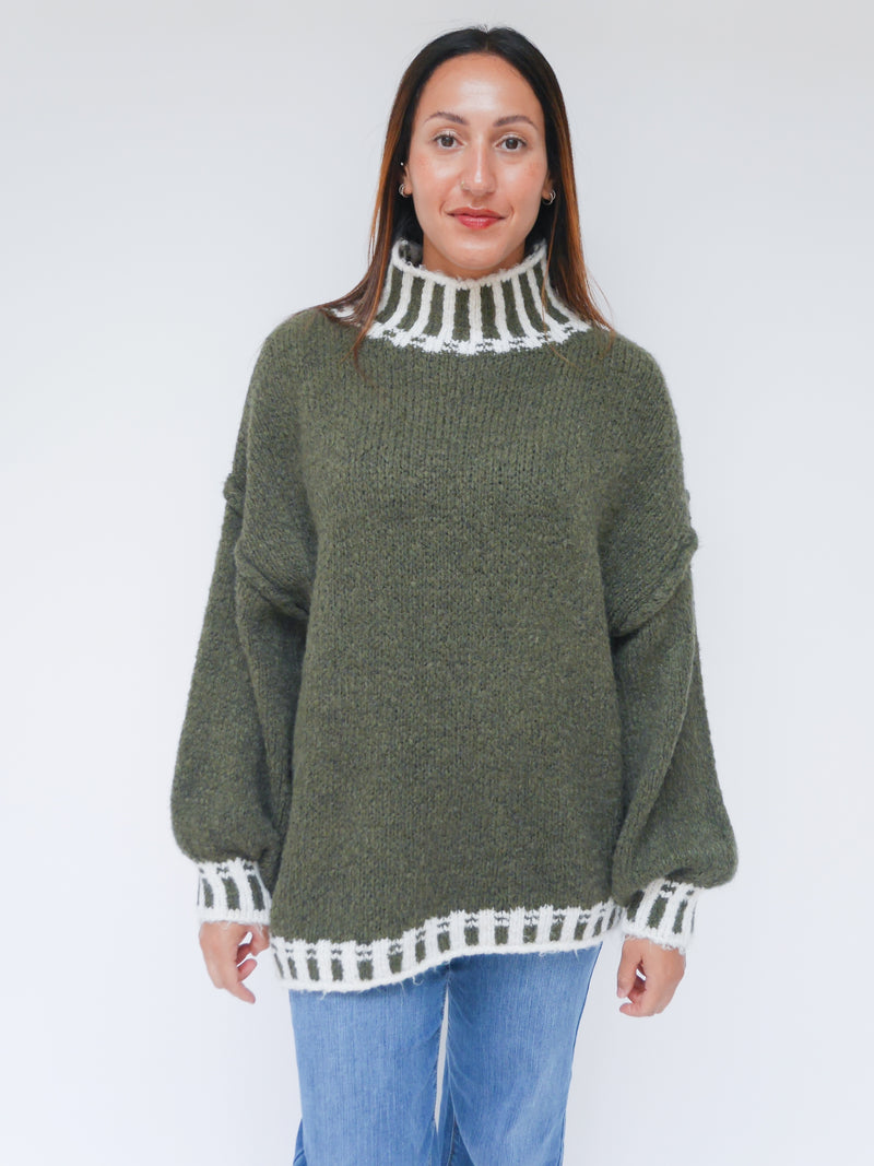 Georgie Knit Forest Green