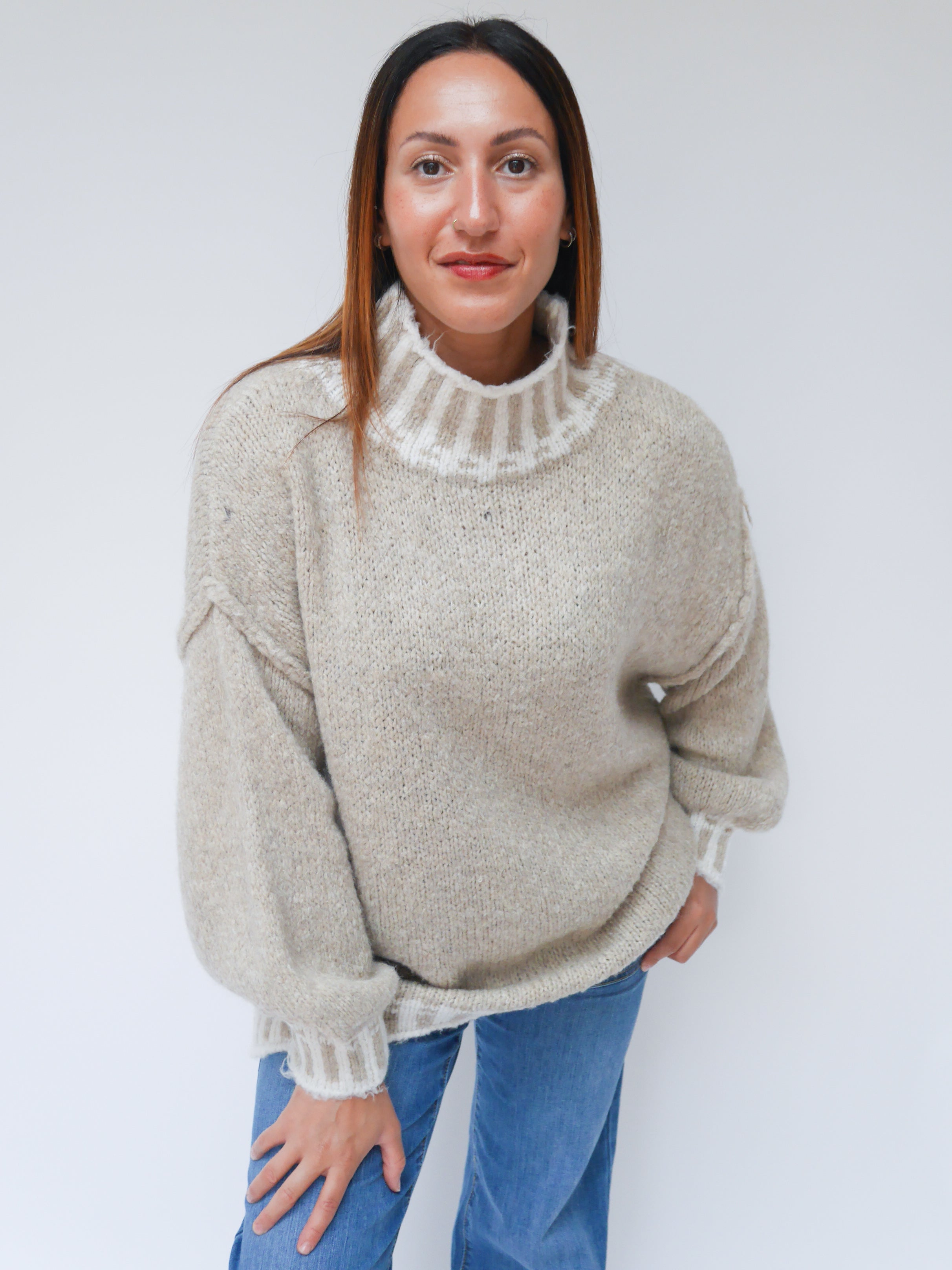 Georgie Knit Oatmeal