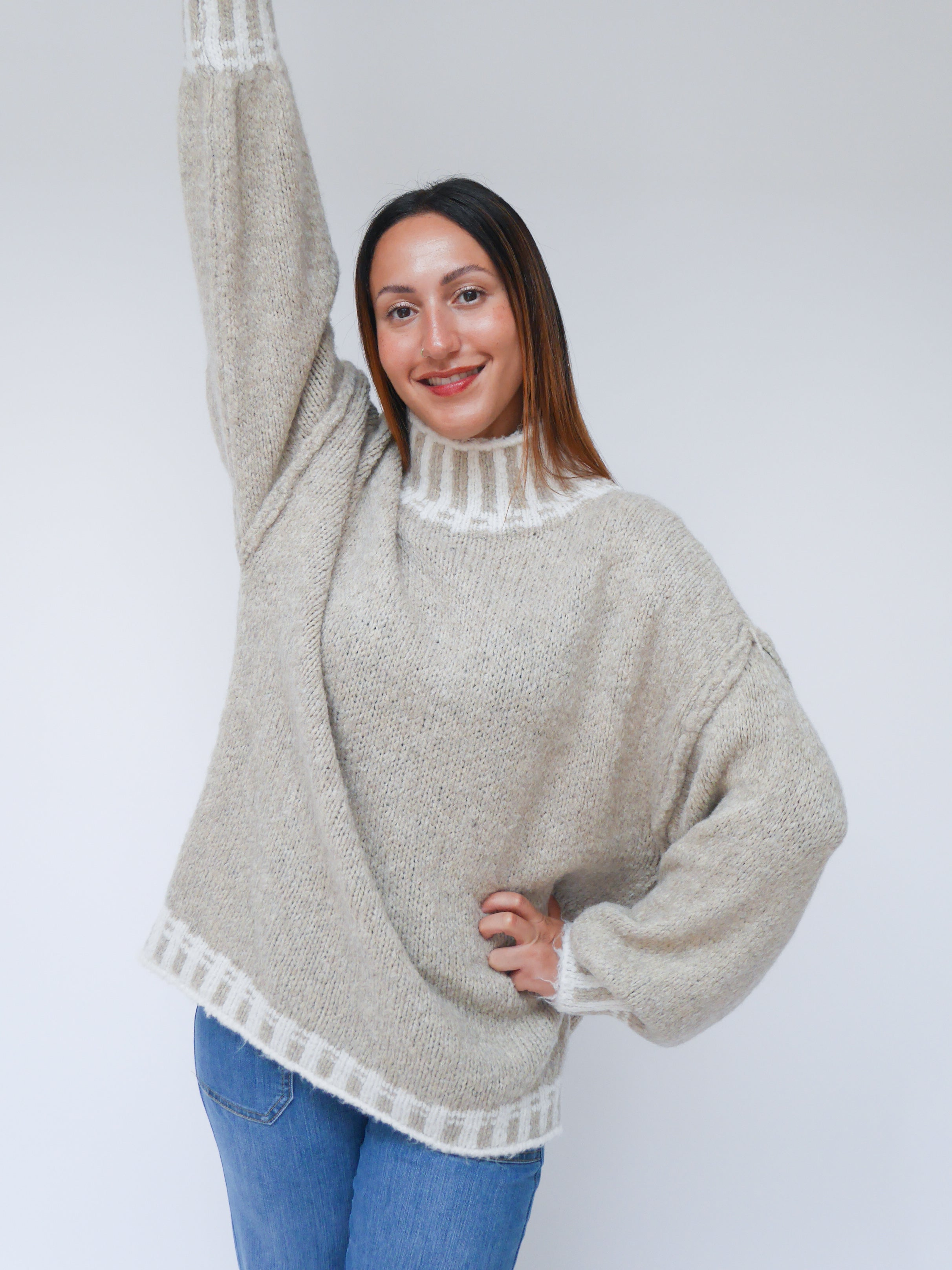 Georgie Knit Oatmeal