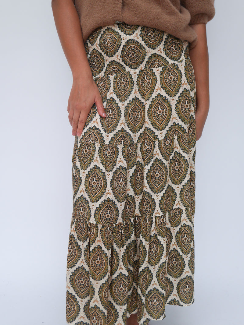 Margot Skirt Dress Forest Green