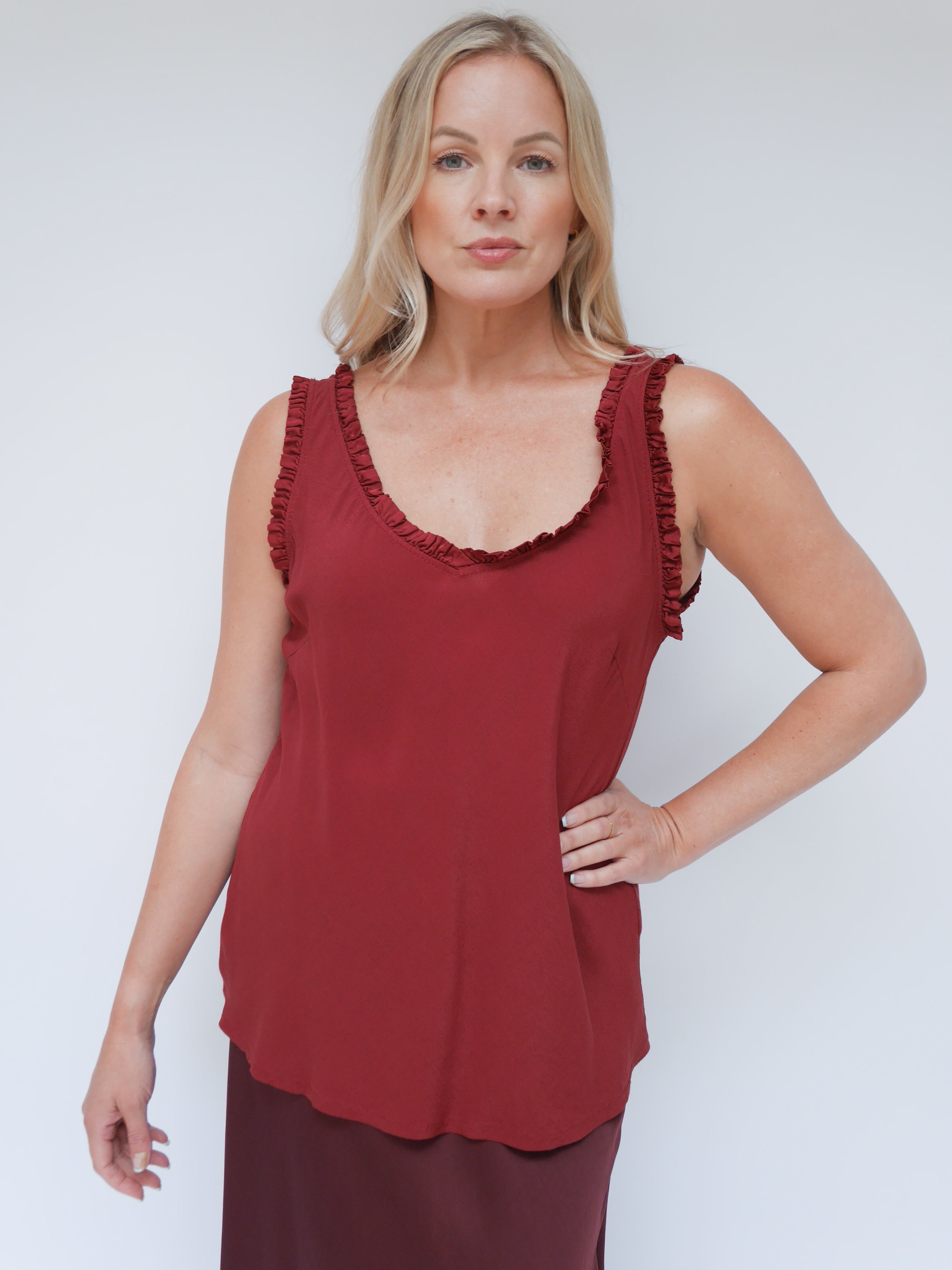 Bella Vest Bordo