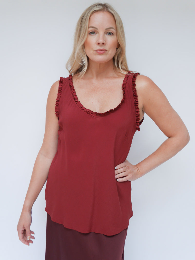 Bella Vest Bordo