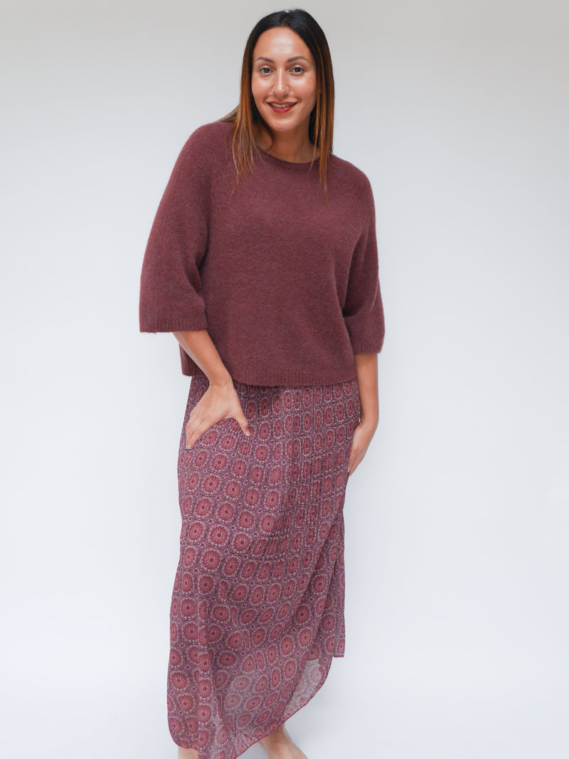 Farrah Skirt Bordo