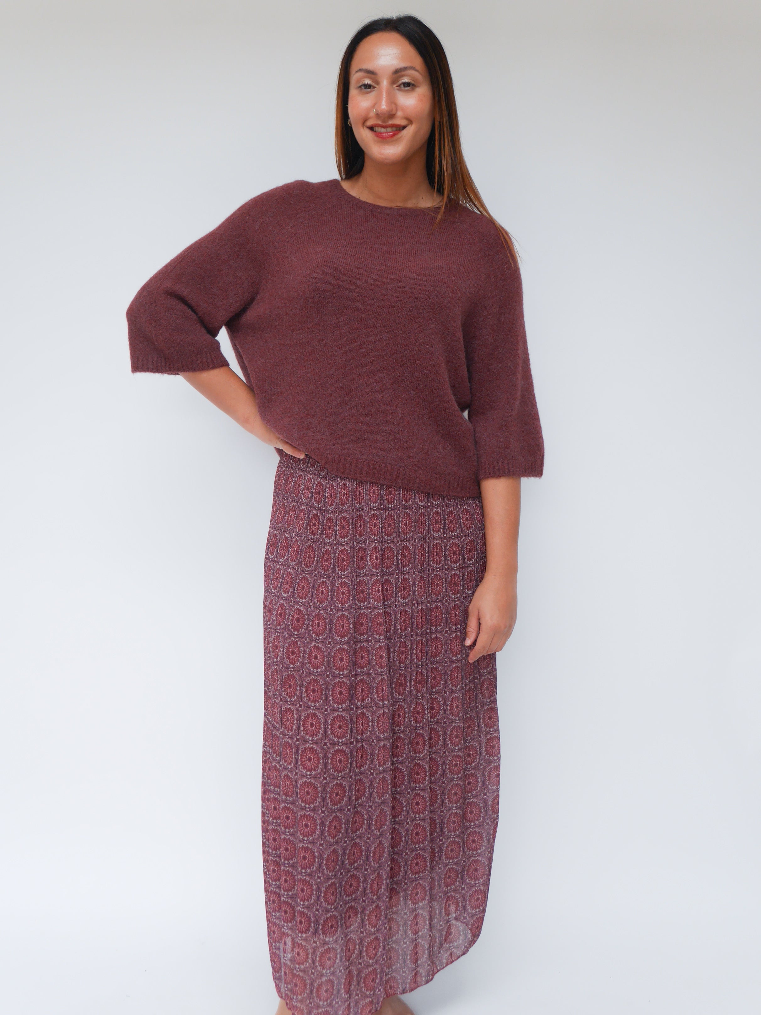 Farrah Skirt Bordo