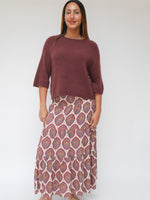 Margot Skirt Dress Bordo