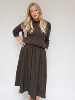 Sophia Skirt Chocolate
