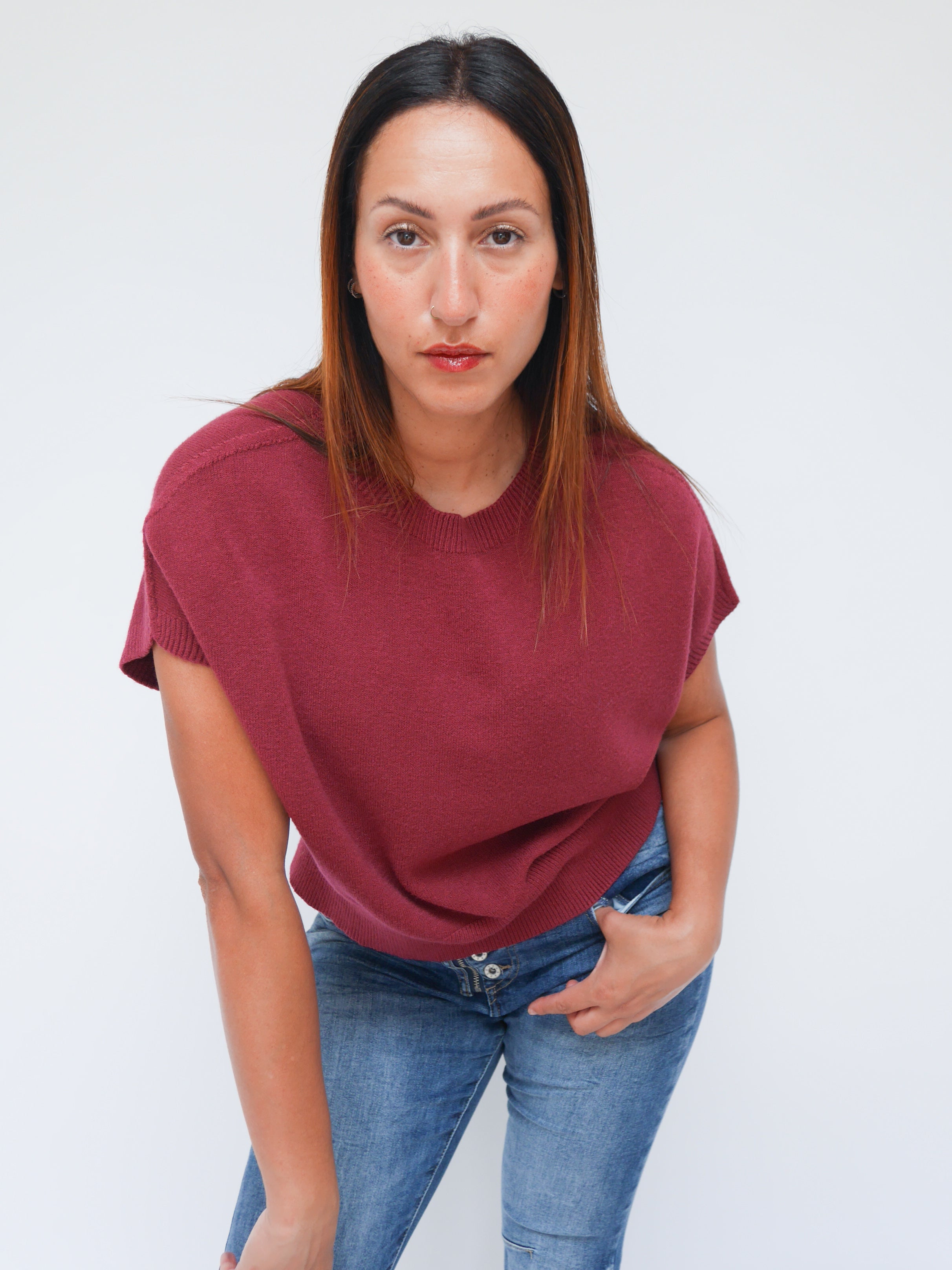 Donna Knit Bordo