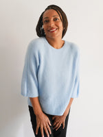 Hattie Alpaca Knit Baby Blue
