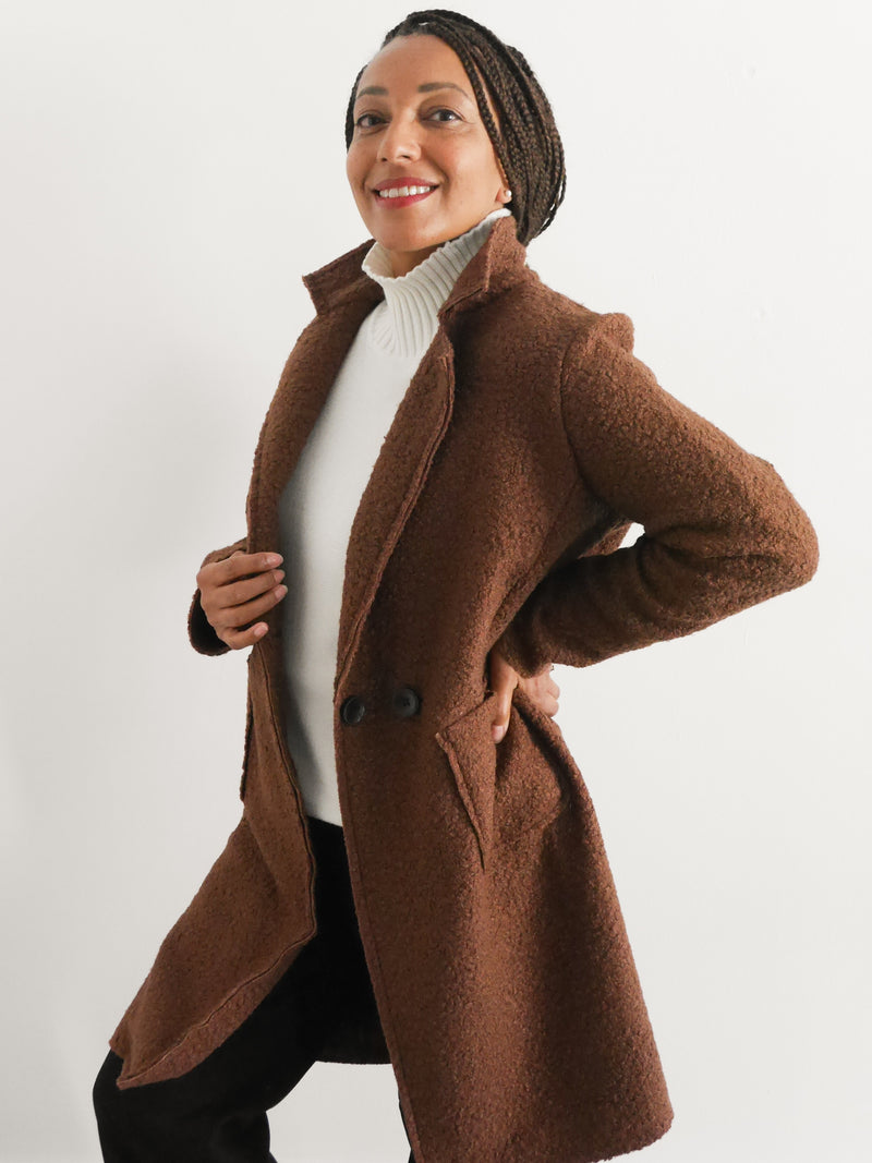 Diana Coat Chocolate