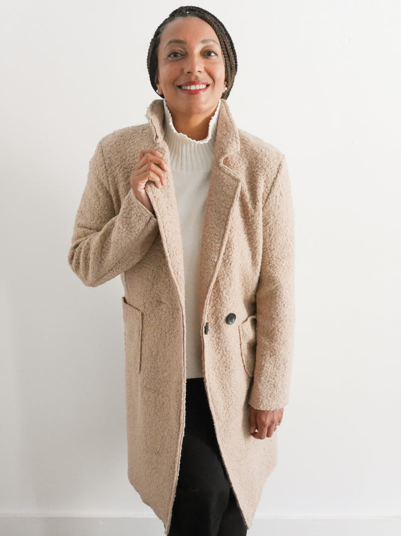Diana Coat Light Camel