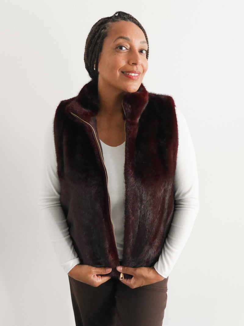Arabella Gilet Bordo